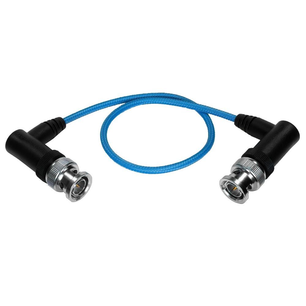Kondor Blue Ultra Thin 3G SDI Video Câble Angled BNC (12")