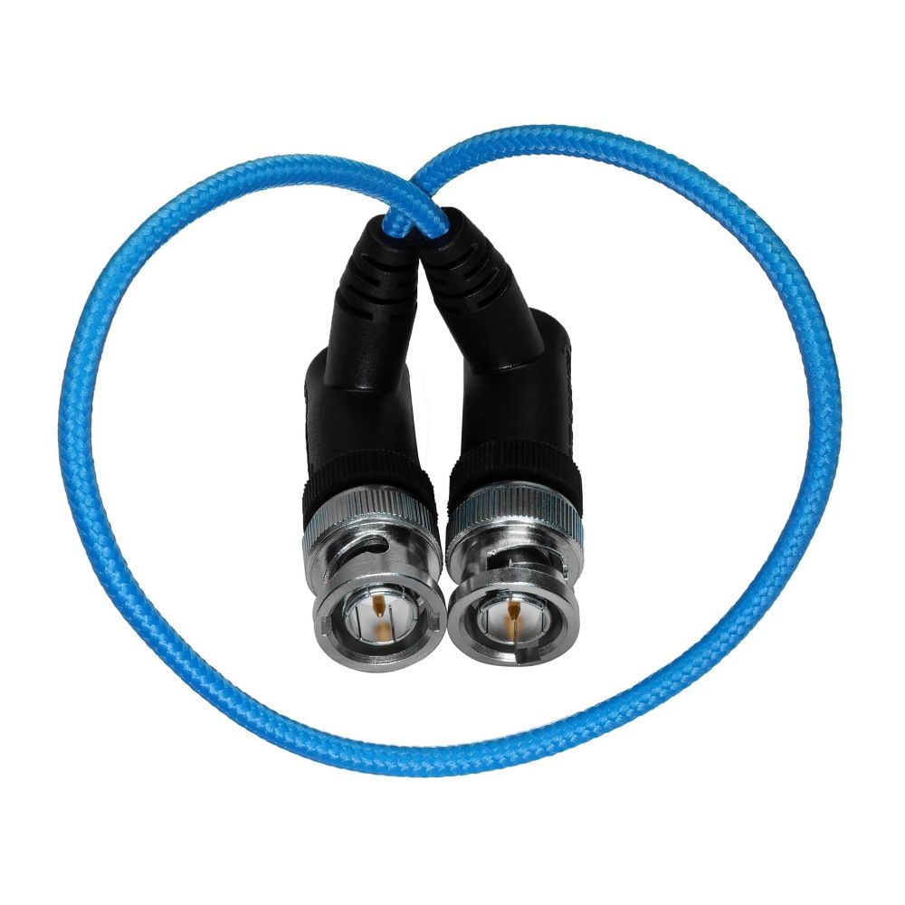 Kondor Blue Ultra Thin 3G SDI Video Câble Angled BNC (12")