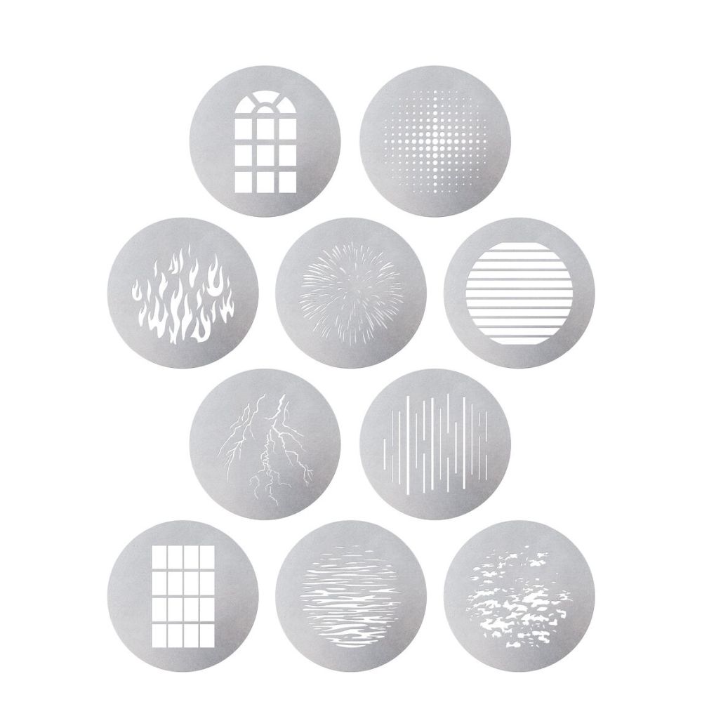 Aputure Spotlight Max 10 piece Gobo Kit (Size A)