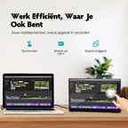 Pora&co Moniteur portable à écran tactile 15,6 pouces