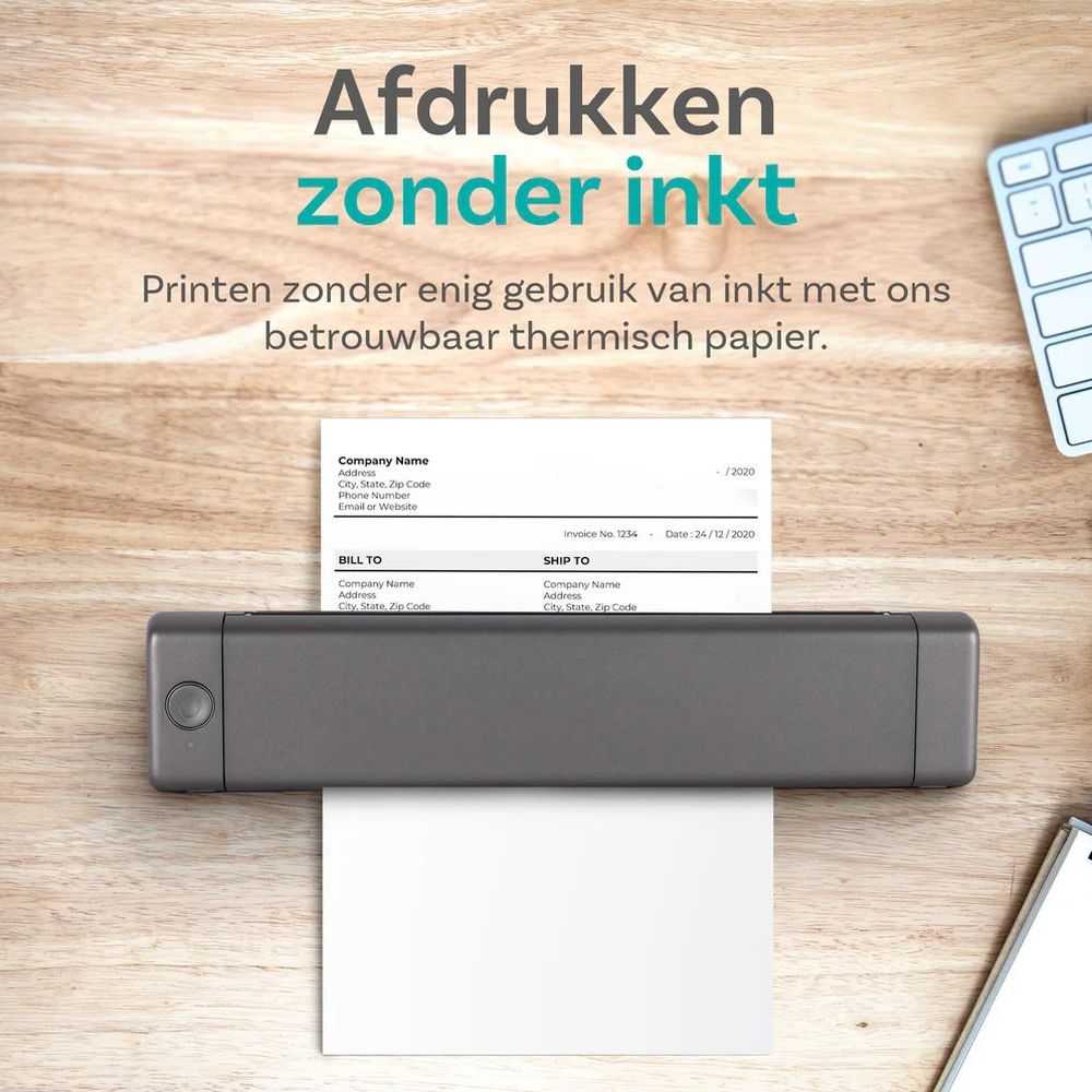 Pora&co Thermodrucker A4, grau