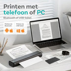 Pora&co Thermal A4 printer, black