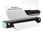 Pora&co Imprimante thermique A4, noir/vert