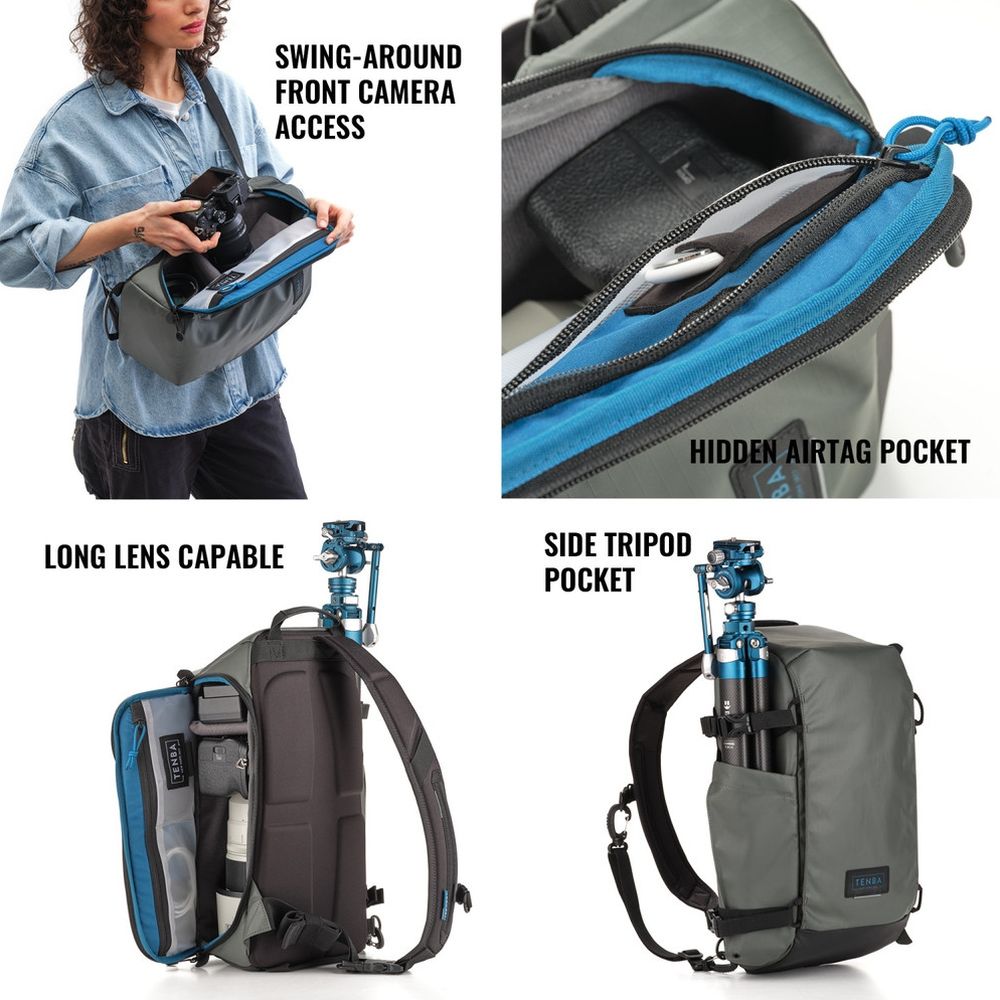 Tenba Solstice v2 12L Slingbag, grau