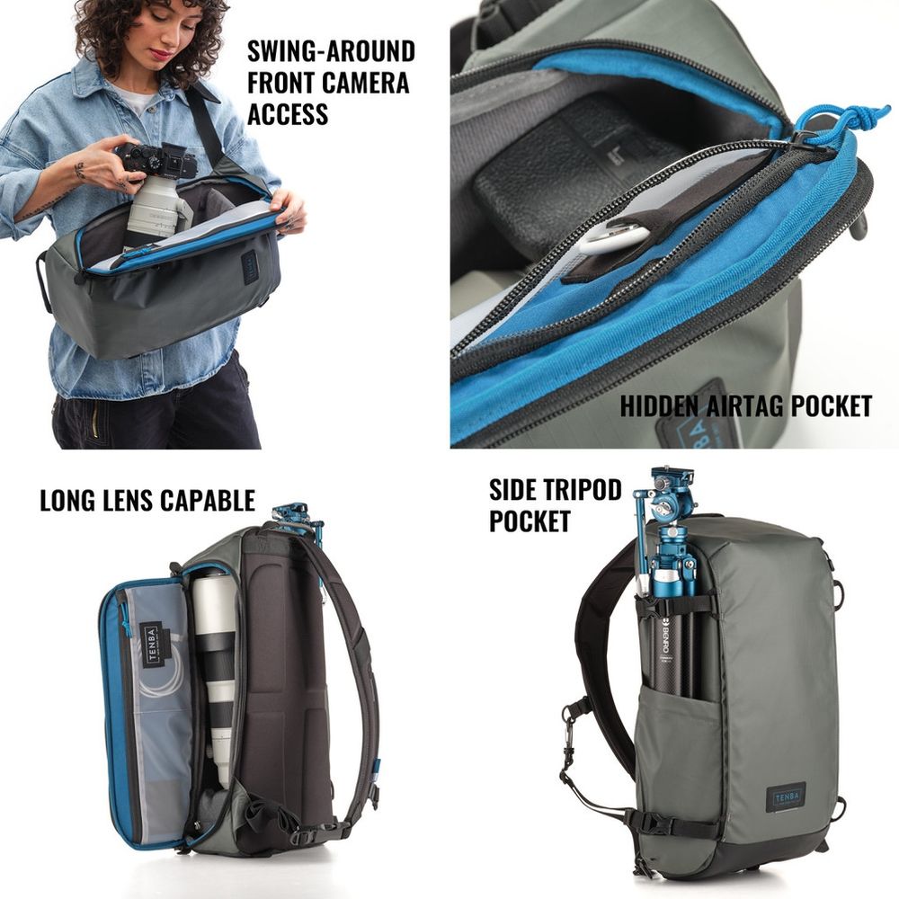 Tenba Solstice v2 16L Slingbag, grau