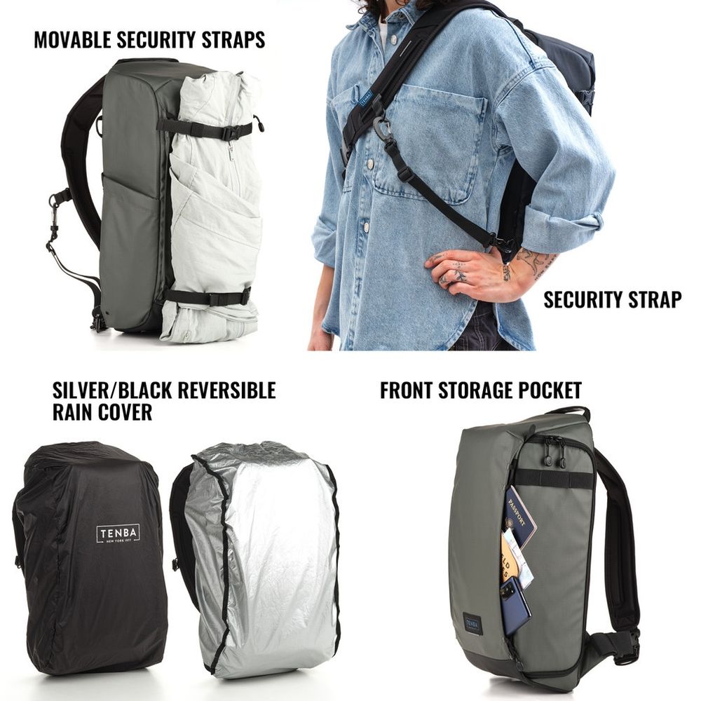 Tenba Solstice v2 16L Slingbag, grau