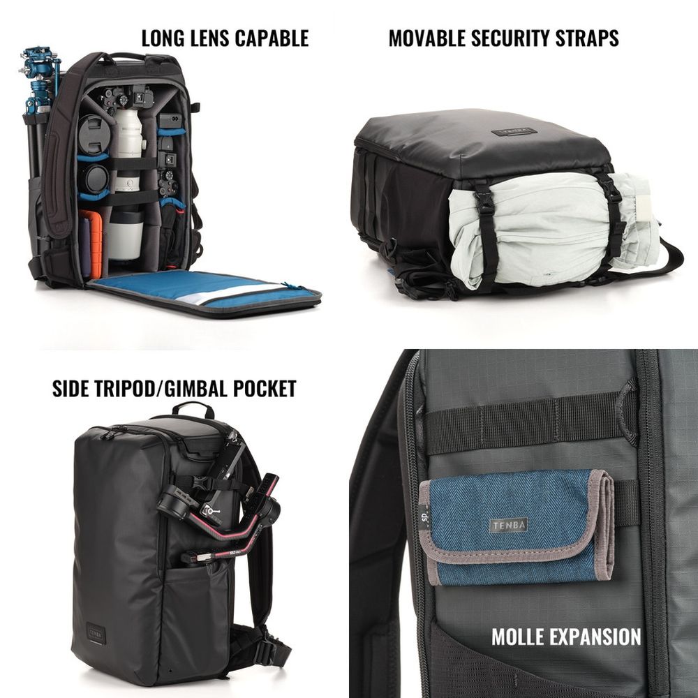 Tenba Solstice v2 24L Rucksack, schwarz