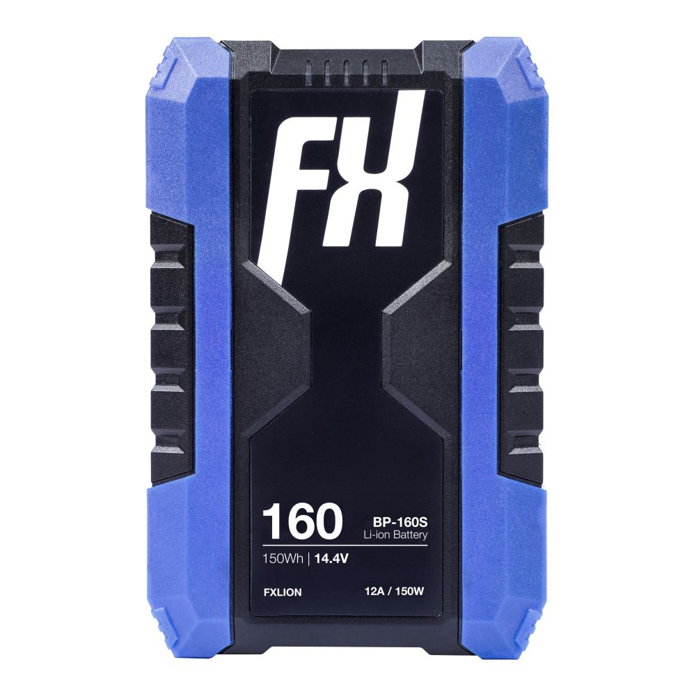Fxlion BP160S Cool Black V-Mount Battery, 14.4V, 150Wh with USB, D-Tap
