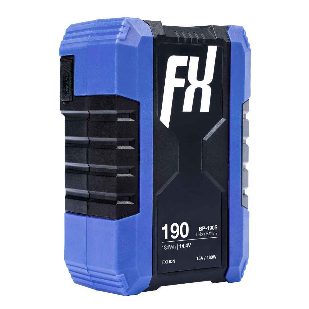 Fxlion Cool Black V-Mount Akku, 14,4V, 184Wh mit USB, D-Tap