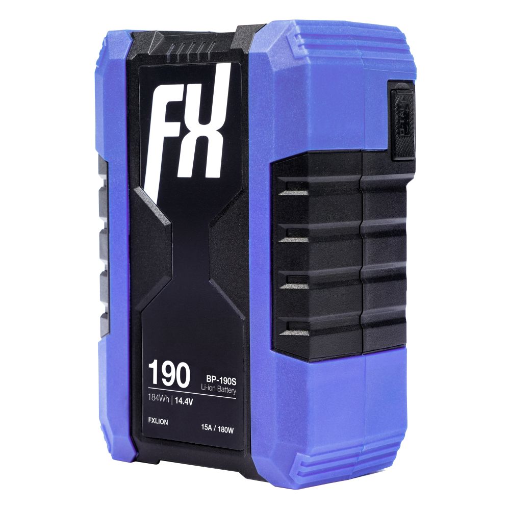 Fxlion Cool Black V-Mount Akku, 14,4V, 184Wh mit USB, D-Tap