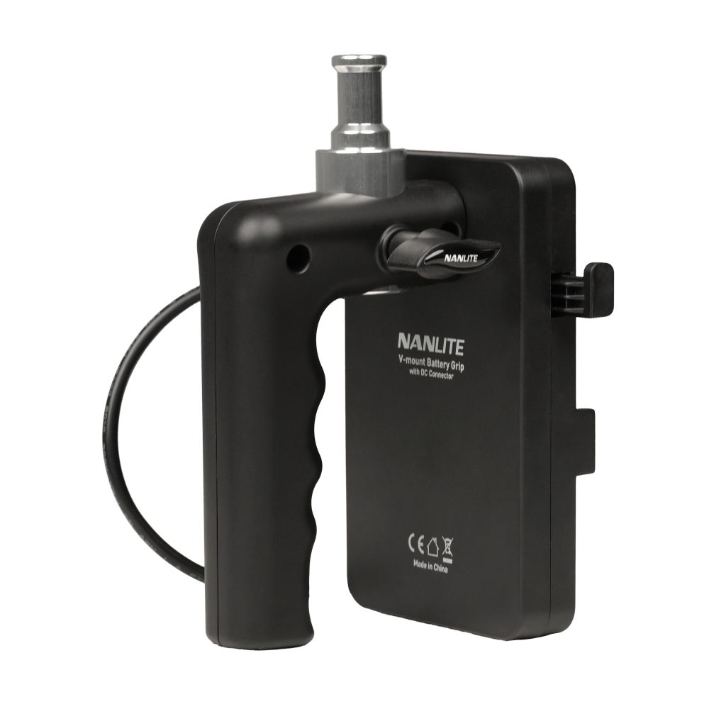 Nanlite V-Mount Batteriegriff mit DC-Anschluss
