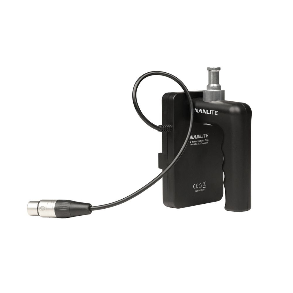 Nanlite V-Mount Batteriegriff mit 4-Pin XLR Anschluss
