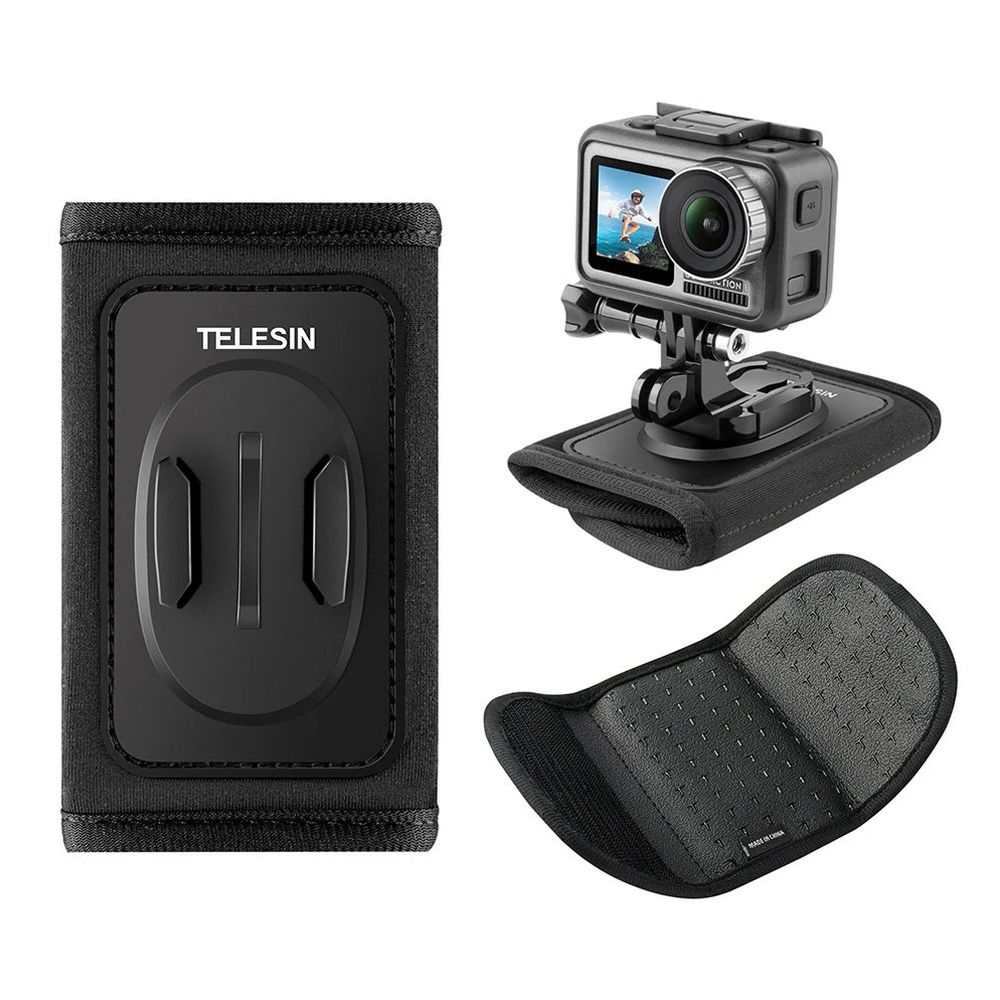 Telesin Support de courroie de sac à dos Rotation à 360