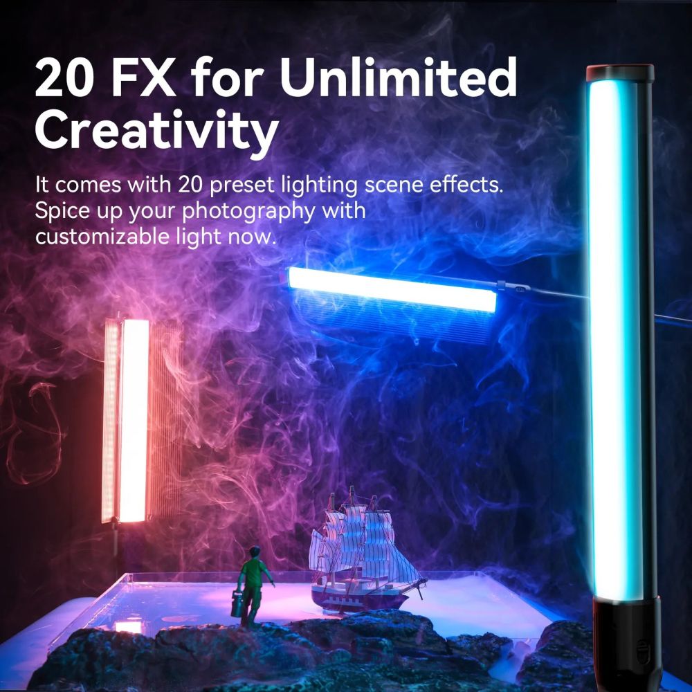 Ulanzi VL360 RGB 40W Pro Tube Light Stick mit Handgriff