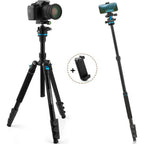 Mojogear Swift tripod 175cm with monopod and phone holder