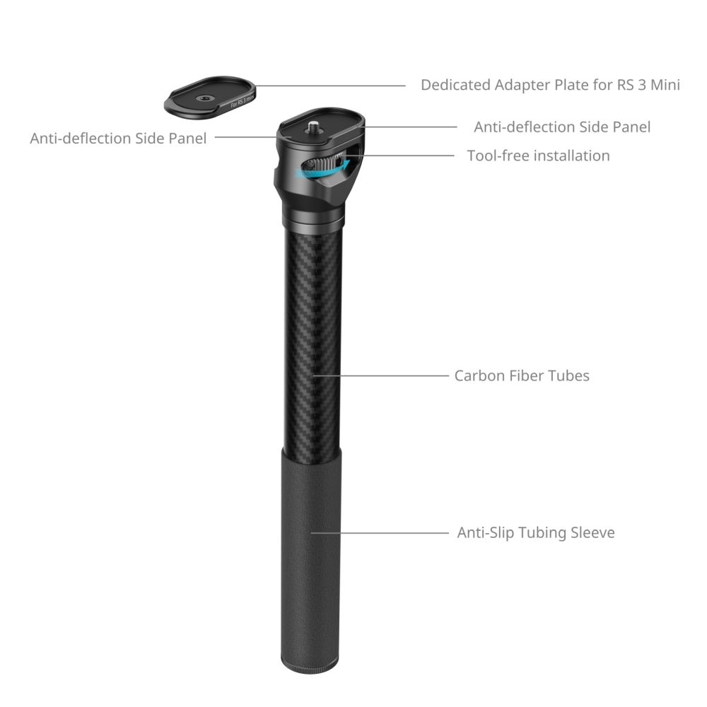 SmallRig 4378 Verlängerungsarm für DJI Stabilisator 4378