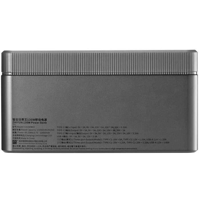 Zhiyun Molus 130W Power Bank noir