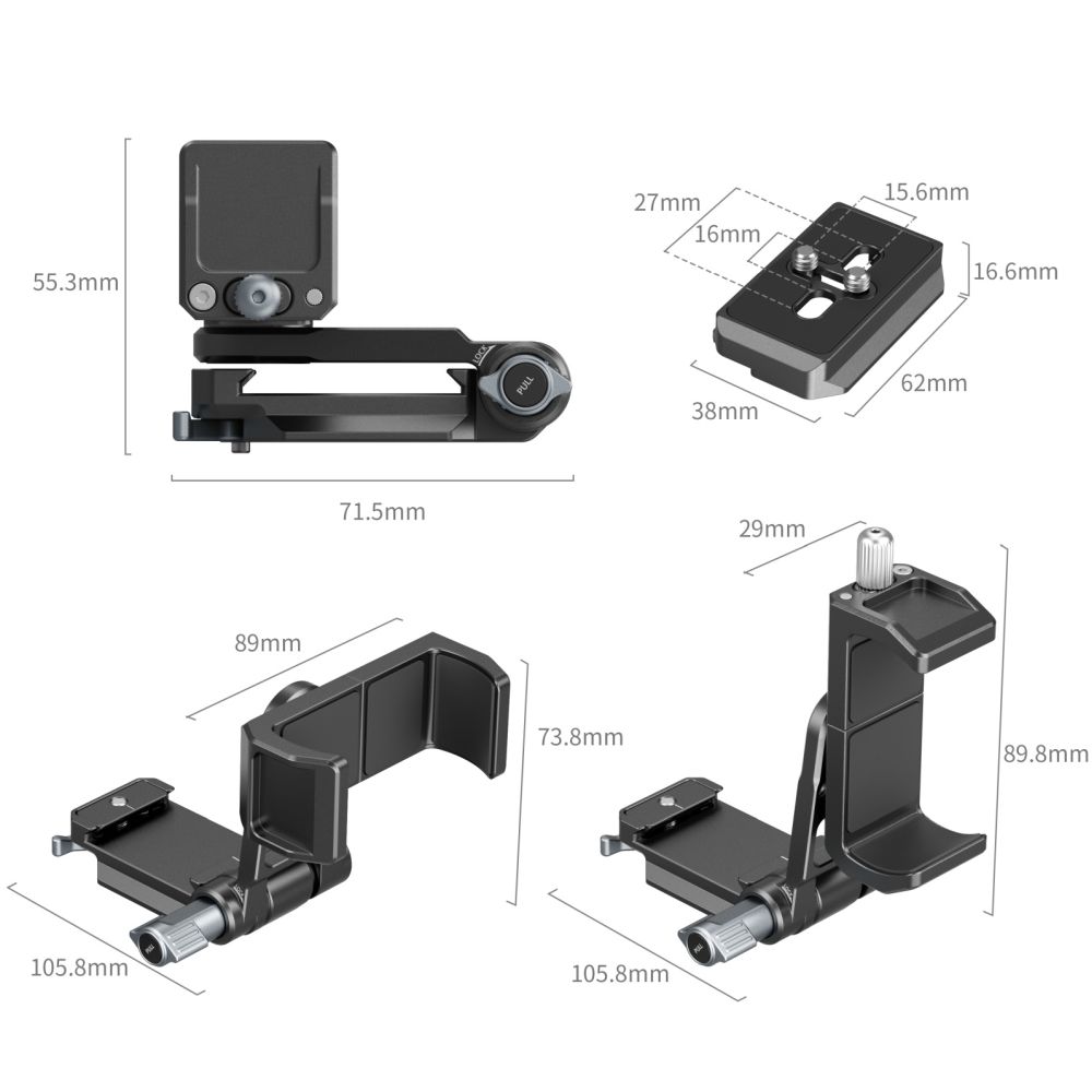 SmallRig Power Banks Mount Plate Kit für spiegellose Kameras 4695