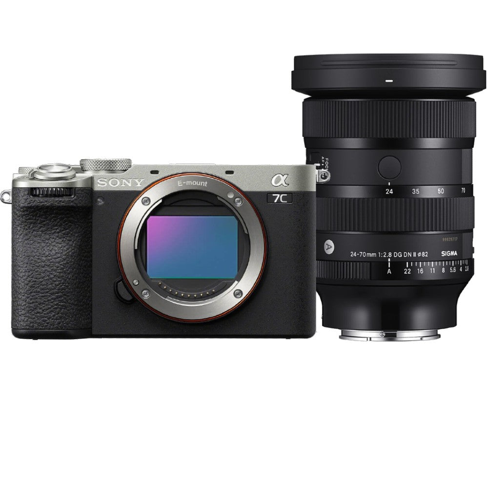 Sony A7C II Argent + SIGMA 24-70mm f/2.8 DG DN II Art Sony E-mount