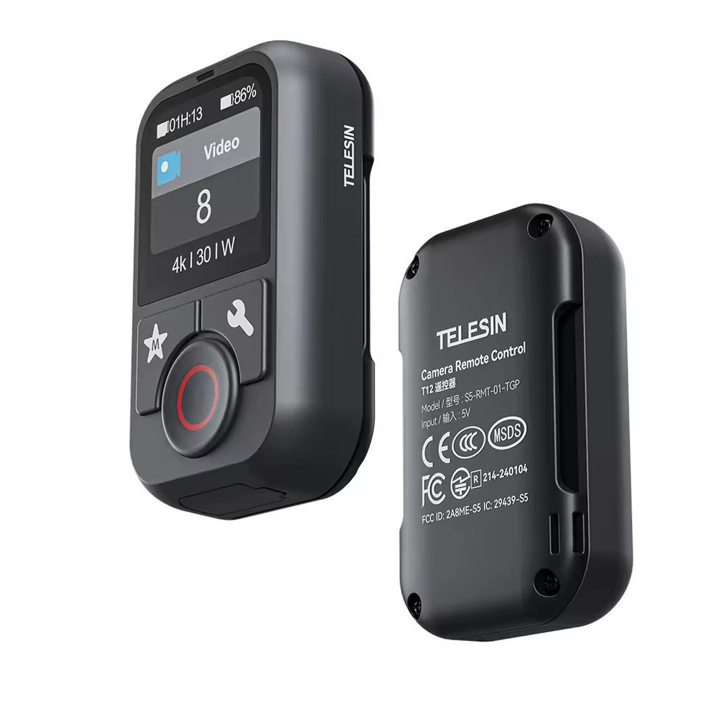 Telesin Télécommande Bluetooth V2 pour GoPro 12/11/10/9/8/Max