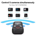 Telesin Télécommande Bluetooth V2 pour GoPro 12/11/10/9/8/Max