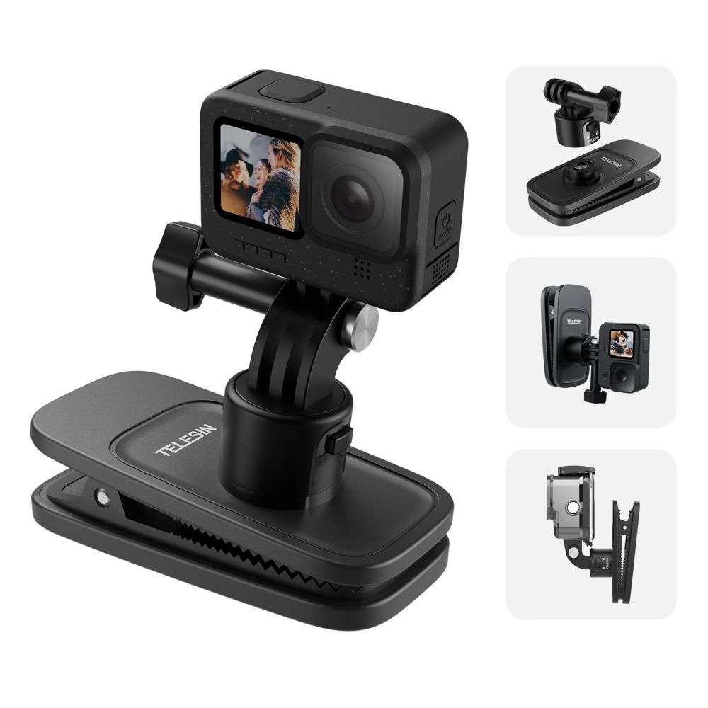 Telesin Quick-Release Backpack Clip für GoPro