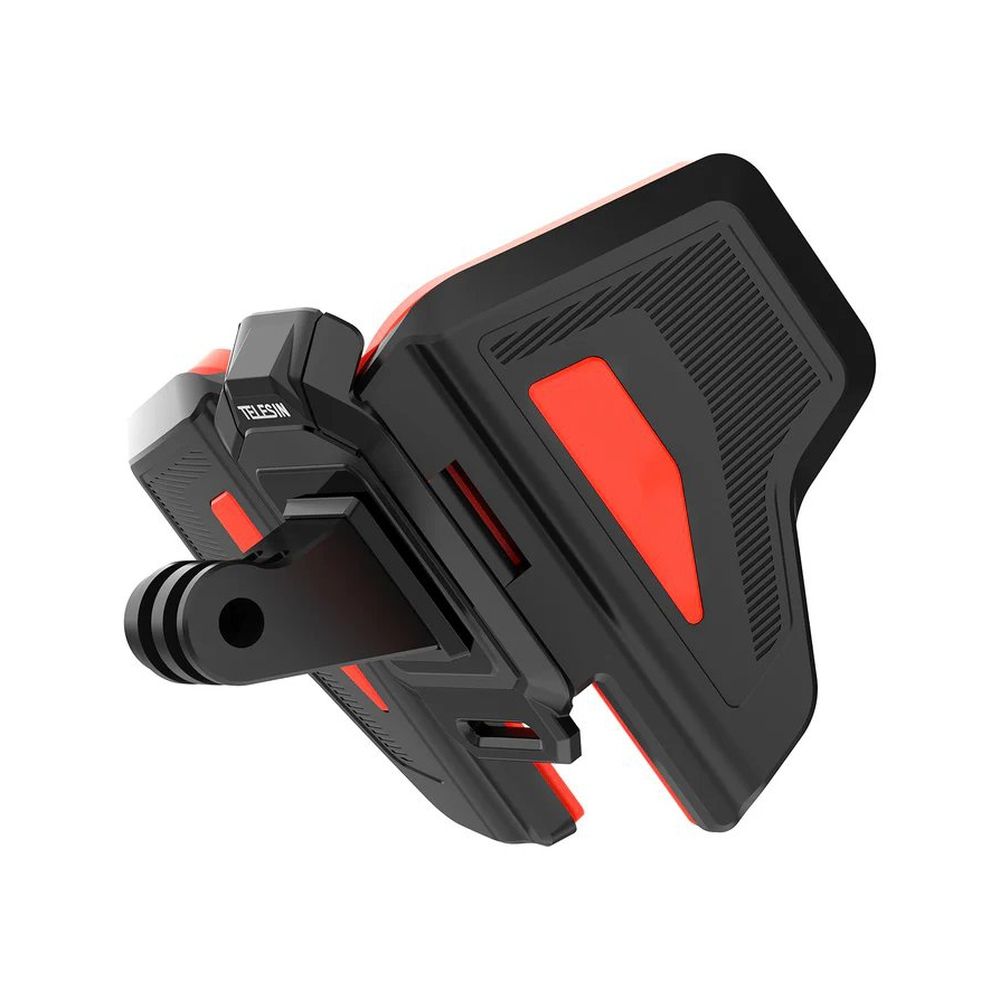 Telesin Premium Helmet Mount / Helmhalterung, orange