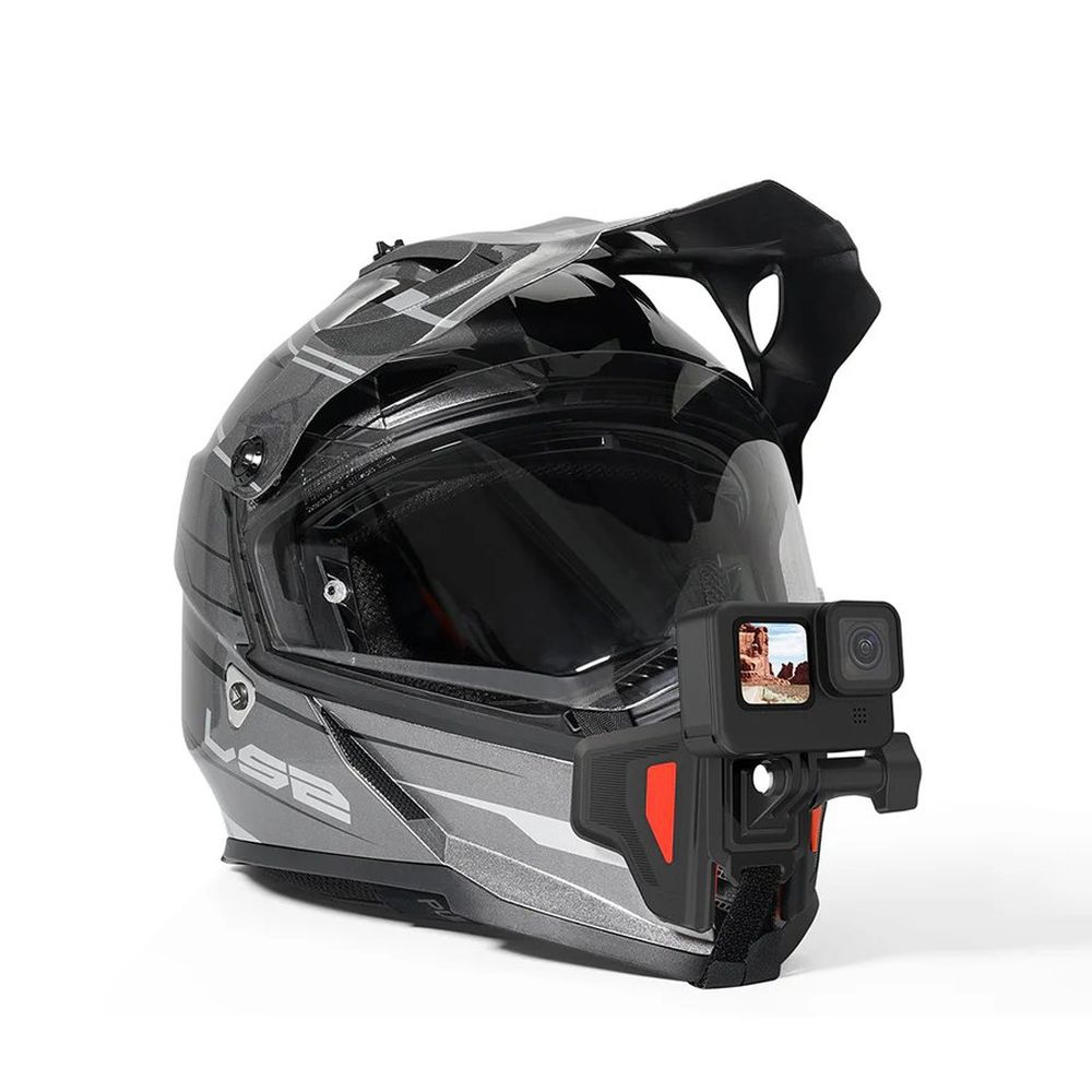 Telesin Premium Helmet Mount / Helmhalterung, orange