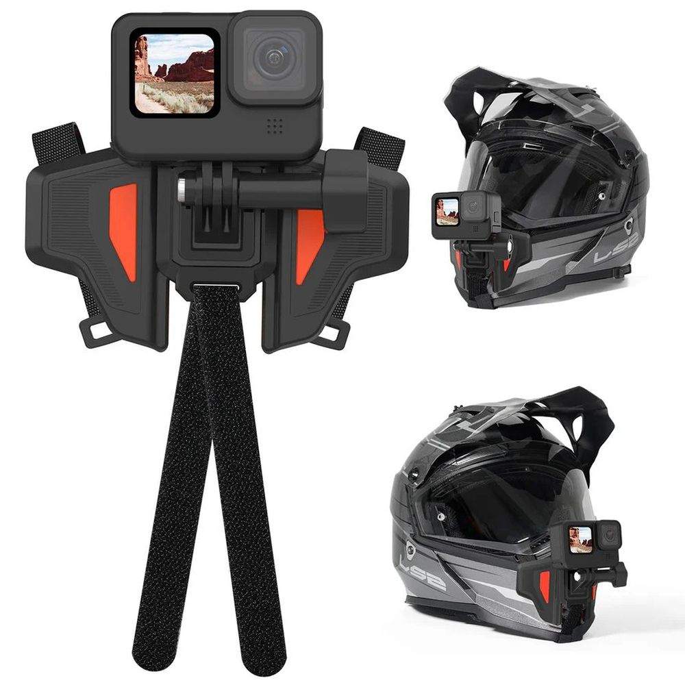 Telesin Premium Helmet Monture / support de casque pour GoPro