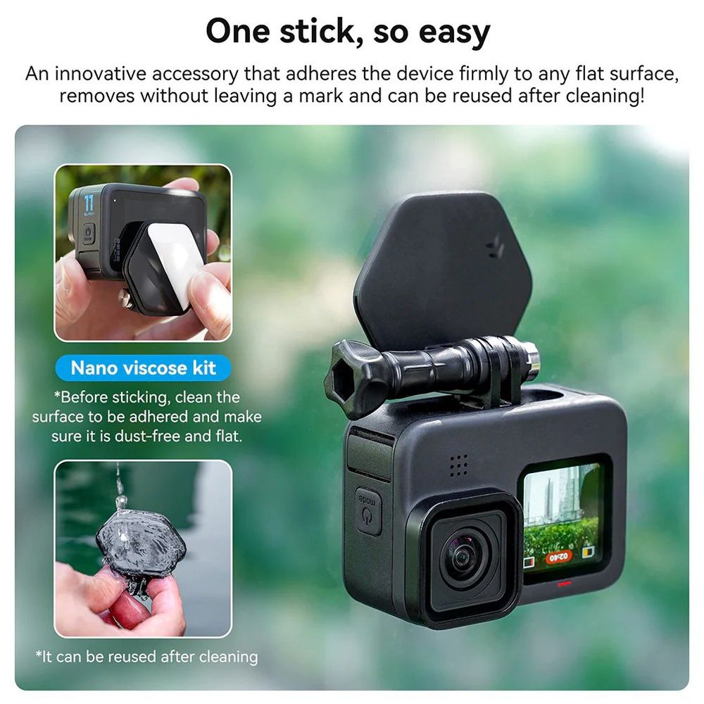 Telesin Magnetische Halterung für GoPro mit Nackenbefestigung