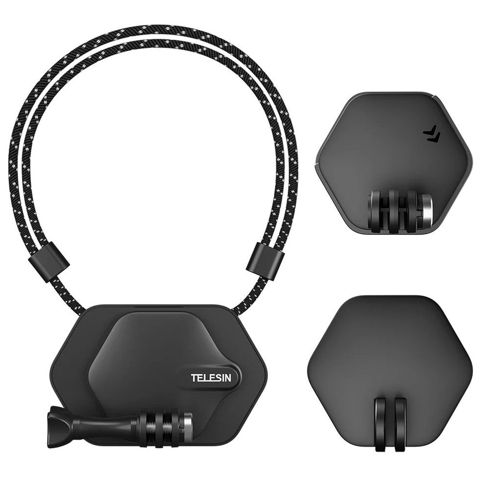 Telesin Magnetische Halterung für GoPro mit Nackenbefestigung