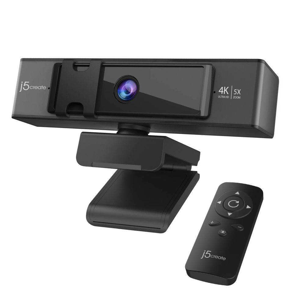 j5create USB 4K Ultra HD Webcam 5x Digital Zoom R