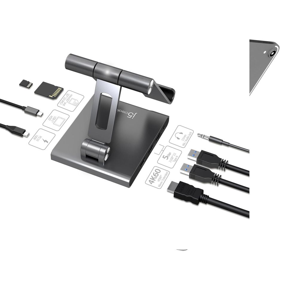 j5create Multi-Angle Stand mit Docking Station
