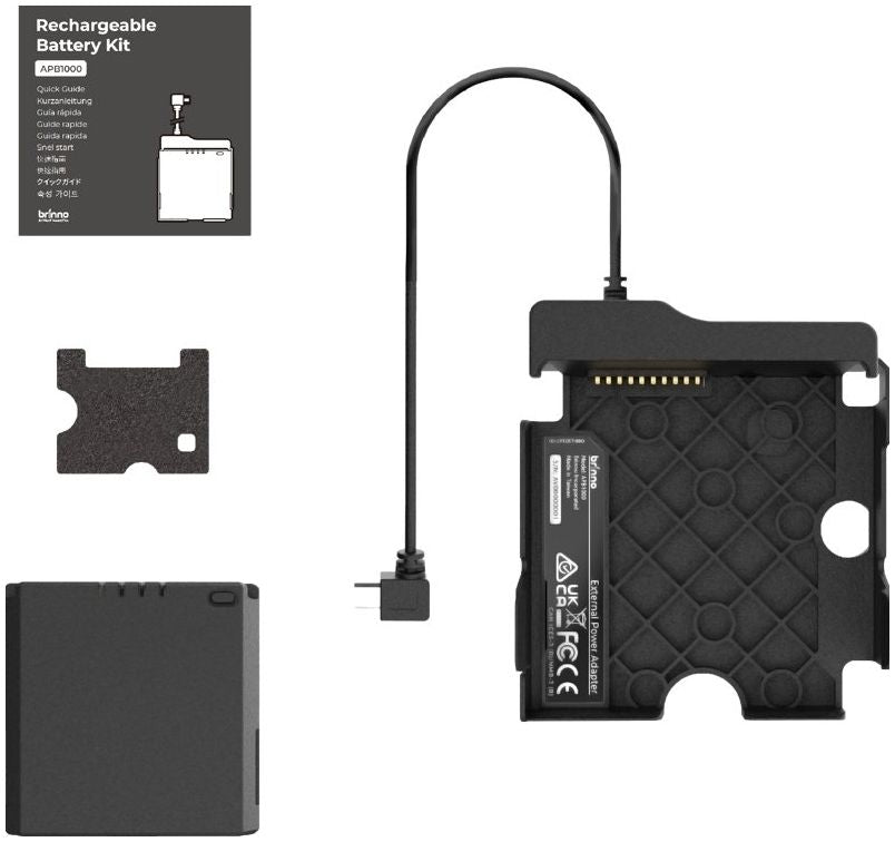 Brinno APB1000 Kit de Batterie Rechargeable