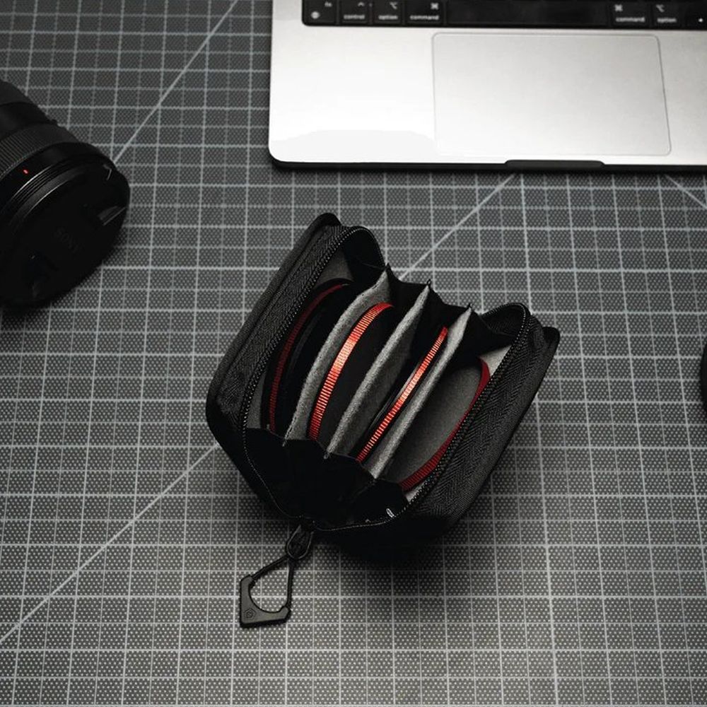 WANDRD Objectif Filtre Étui Noir (Étui à Filtre pour Objectif)