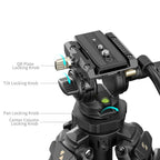 SmallRig Lightweight Video Carbon Fiber Dreibeinstativ Kit AD-50 Pro 4420