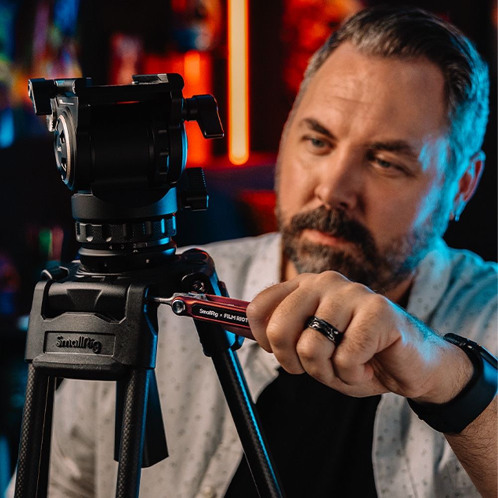 SmallRig x FILM RIOT 7-in-1-Klappschlüssel-Set mit Mehrfachwinkel-Positionierung (grün) 4812