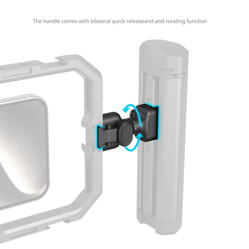 SmallRig Poignée latérale rotative bilatérale à dégagement rapide 4842