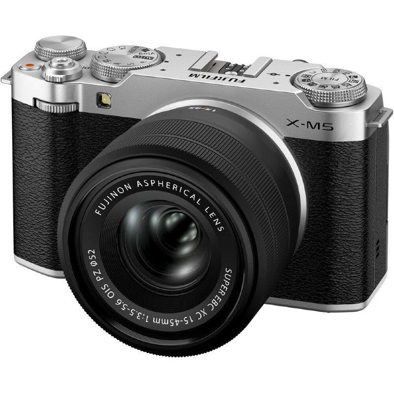 Fujifilm X-M5 Gehäuse silber + XC 15-45mm