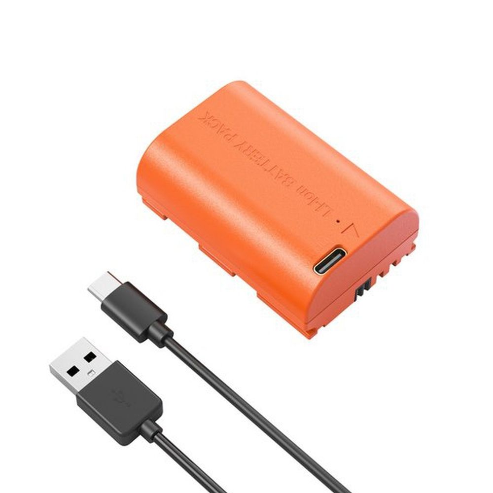SmallRig 4968 LP-E6NH USB-C Kamera-Akku orange