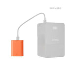 SmallRig 4969 NP-FZ100 USB-C Batterie Rechargeable pour Appareil Photo Orange