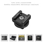 SmallRig 4822 Drahtlose Mikrofonhalterung mit Cold Shoe Mount