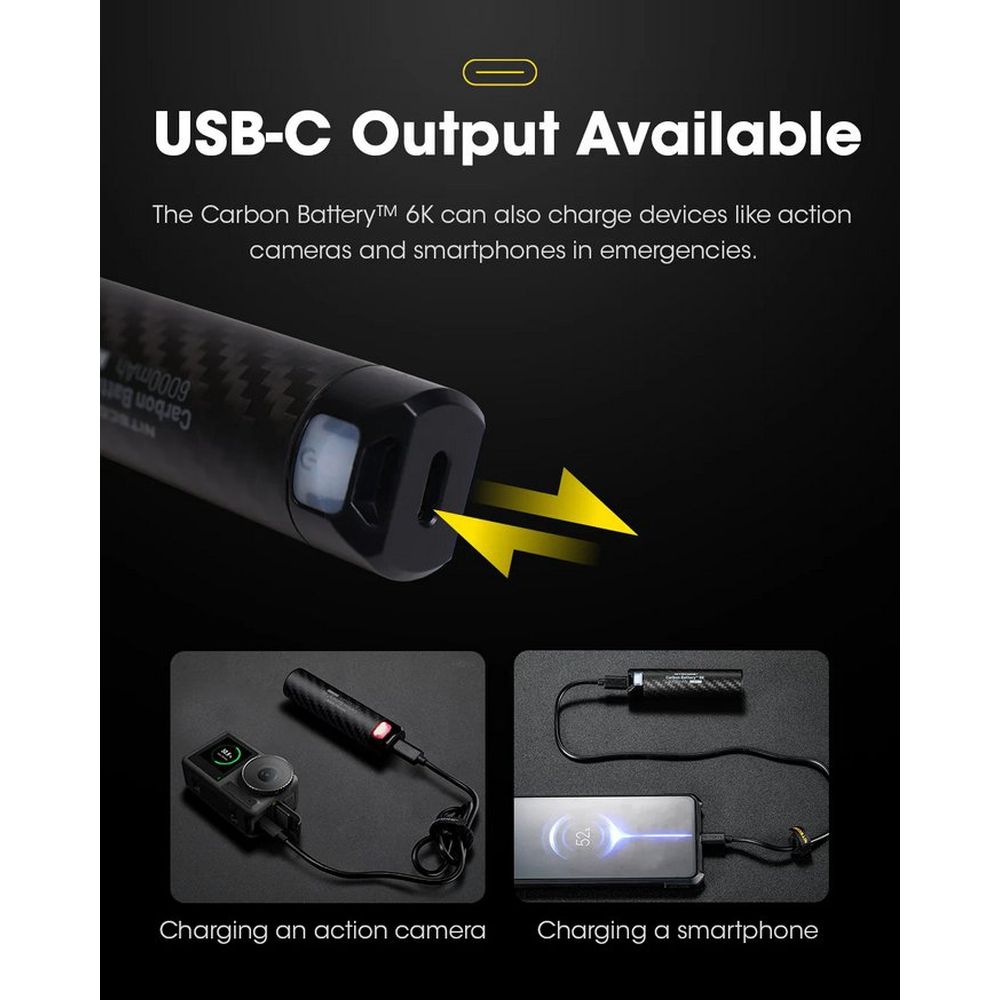 Nitecore Carbon Batterie 6K