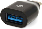 Nedis Adaptateur USB-C 3.2 Gen 1 mâle A femelle noir