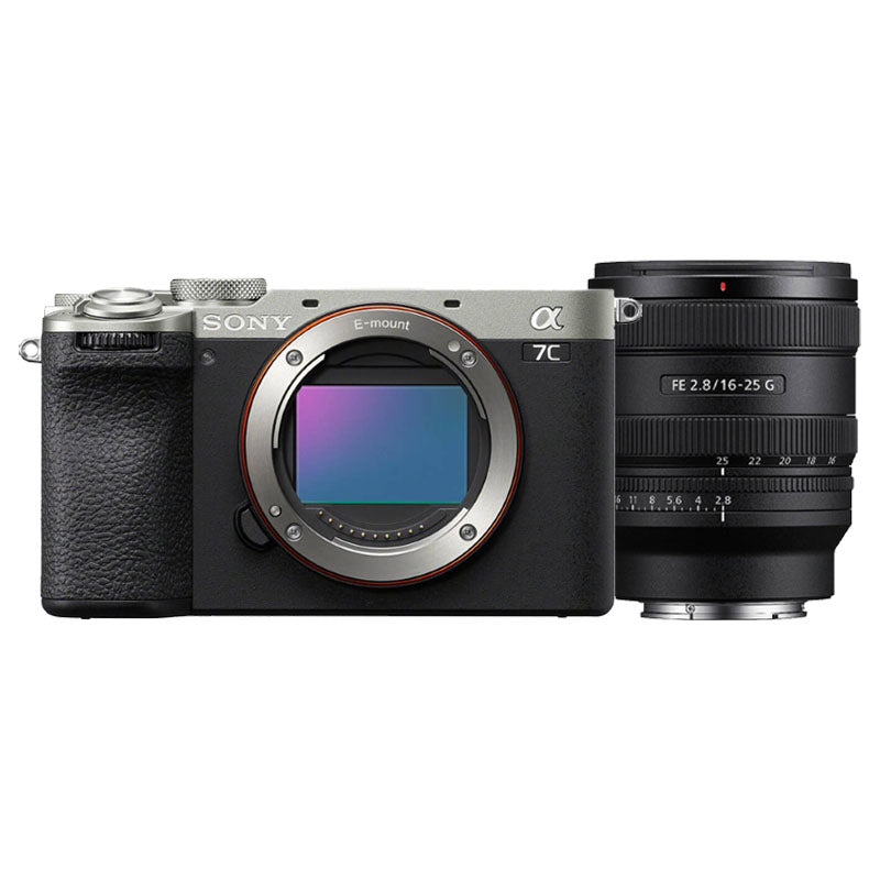 Sony A7C II silver + Sony FE 16-25mm f/2.8 G