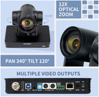 Feelworld UHD4K12X PTZ Kamera