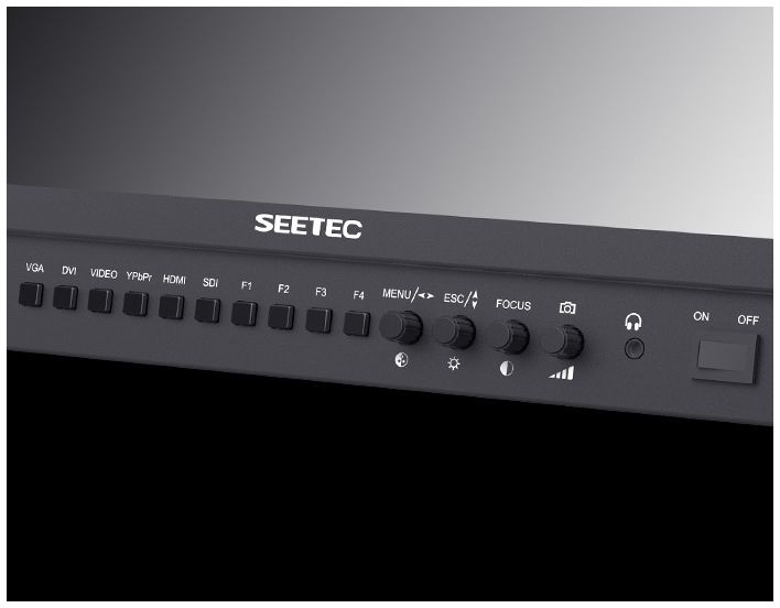 SEETEC 21.5-inch 3G SDI 4K HDMI Pro Broadcast LCD Monitor (with flight case)
