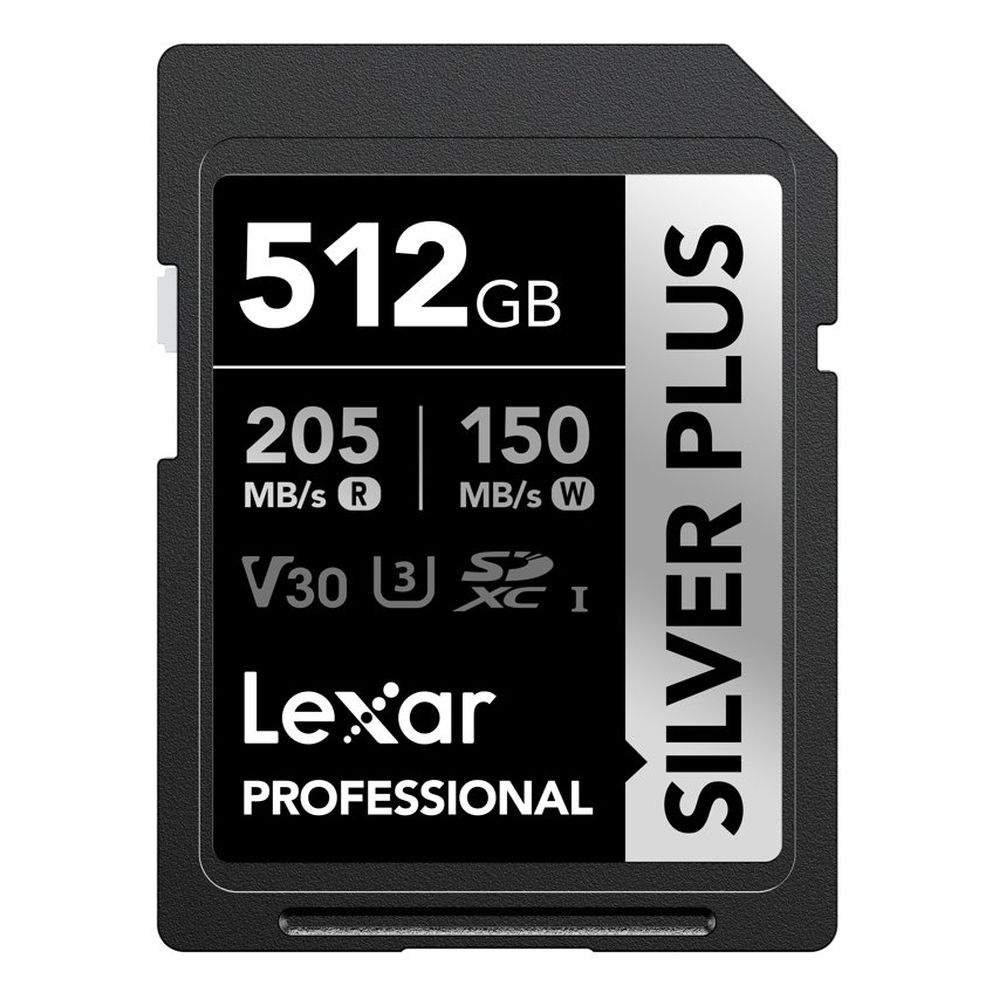 Lexar SD Argent Plus UHS-1 512 Go V30
