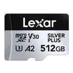 Lexar MicroSDXC Argent Plus UHS-1 512 Go V30