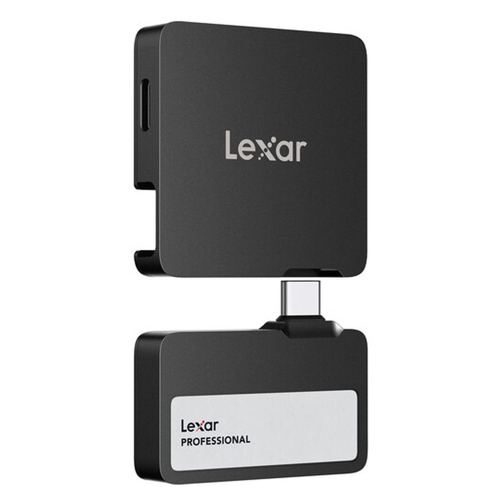 Lexar Go Portable SSD SL400 2TB inklusive Hub schwarz